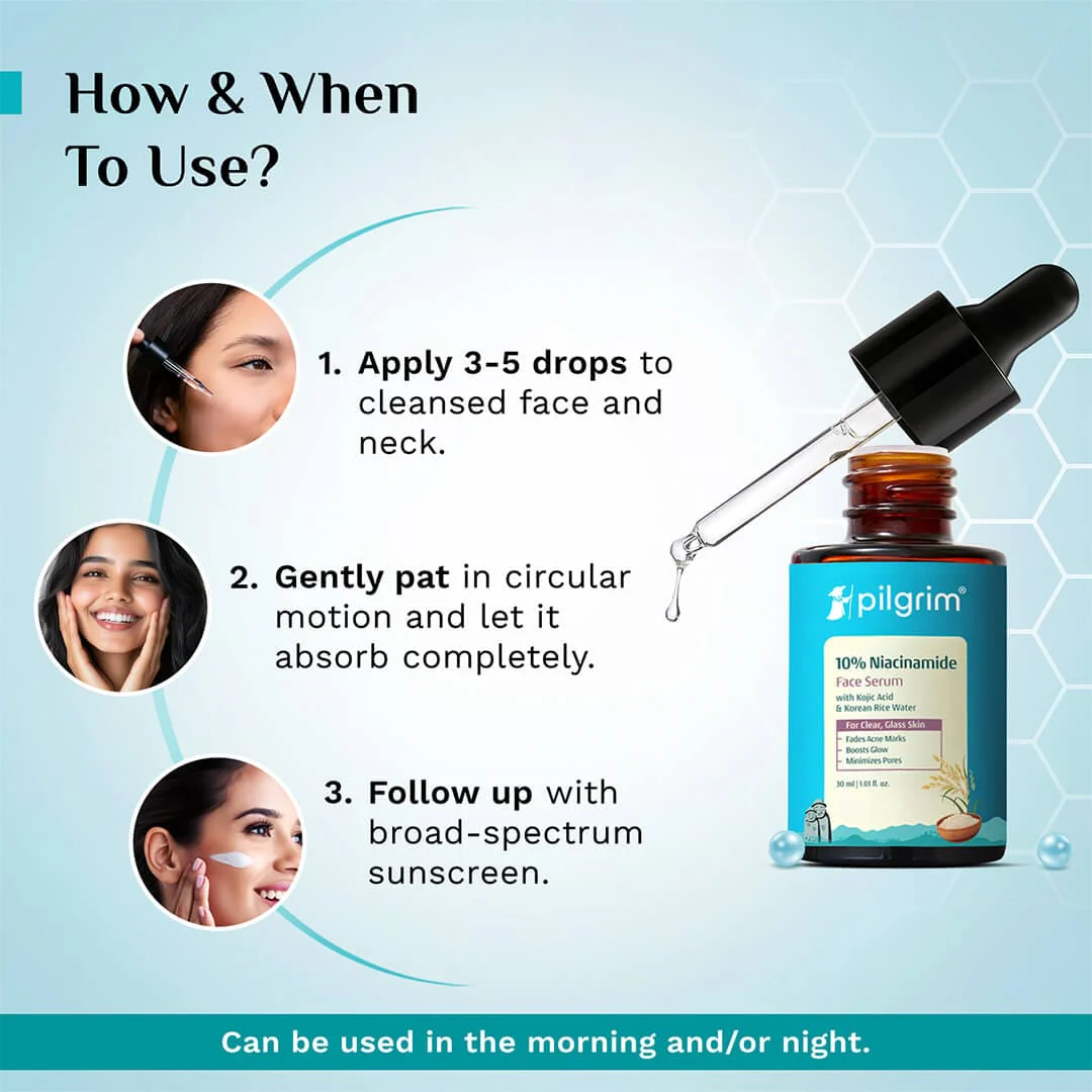 10% Niacinamide Face Serum With Kojic Acid & Korean Rice Water - Image 10