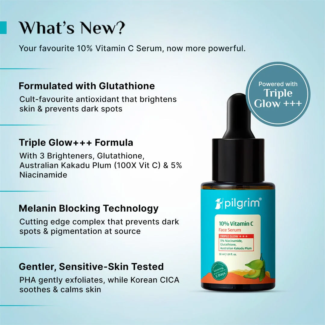 10% Vitamin C Face Serum For Triple Glow+++ - Image 5