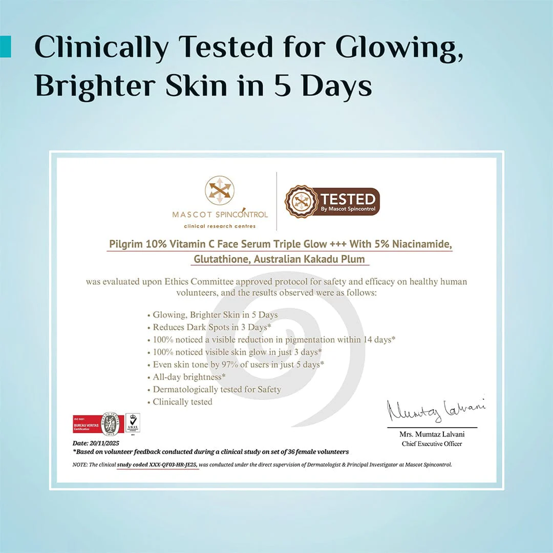 10% Vitamin C Face Serum For Triple Glow+++ - Image 14