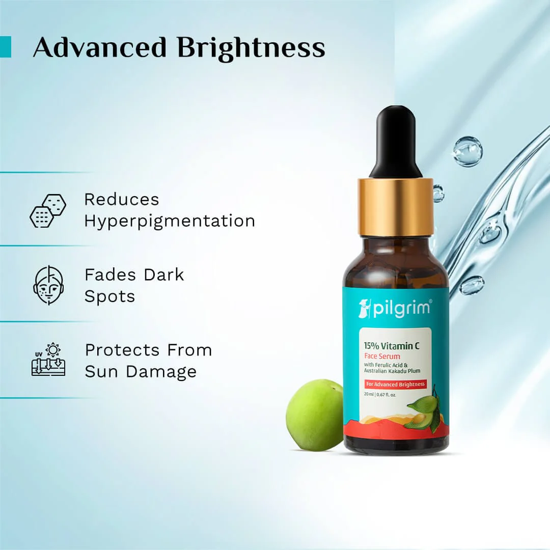 15% Vitamin C Face Serum For Advanced Brightness (20 ml) - Image 3