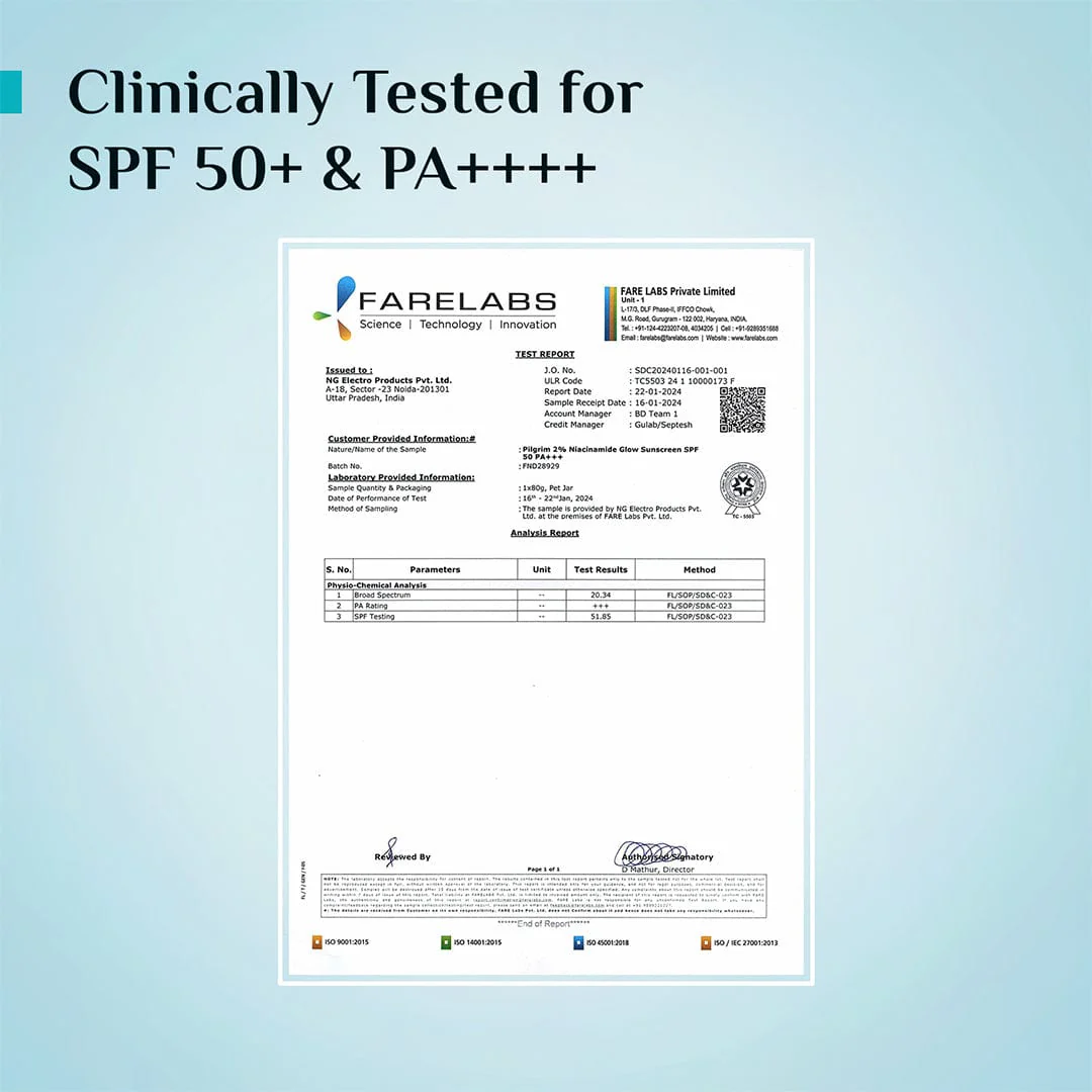 2% Niacinamide Glow Gel Sunscreen SPF 50+ PA+++ - Image 8