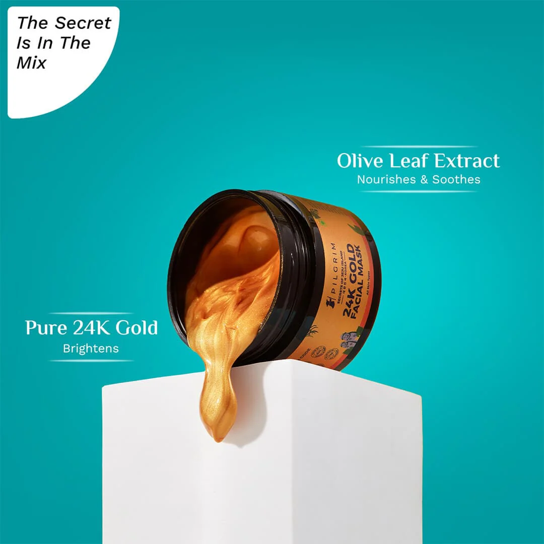 24K Gold Facial Mask - 50gm - Image 2
