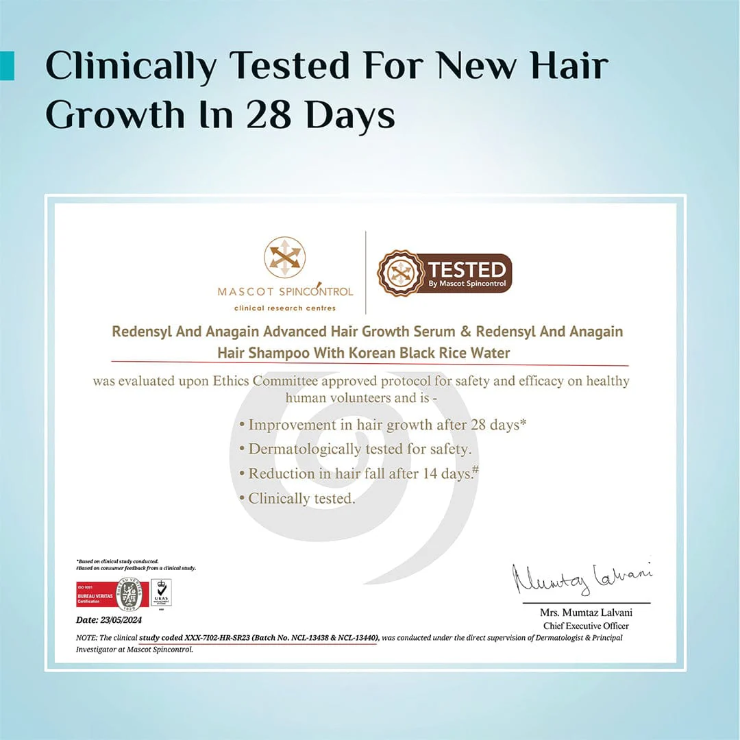 3% Redensyl & 4% Anagain Advanced Hair Growth Serum 100 ml - Image 13