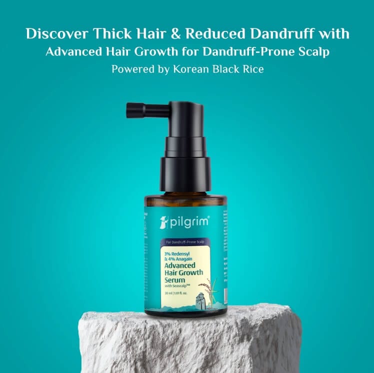 3% Redensyl & 4% Anagain Advanced Hair Growth Serum For Dandruff-Prone Scalp - 30 ml - Image 2