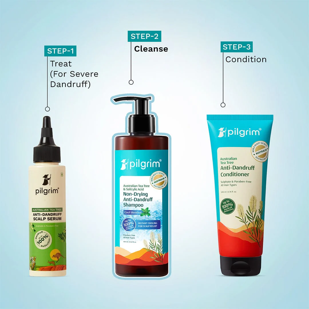 Australian Tea Tree Non-Drying Anti-Dandruff Shampoo Cool Menthol - Image 12