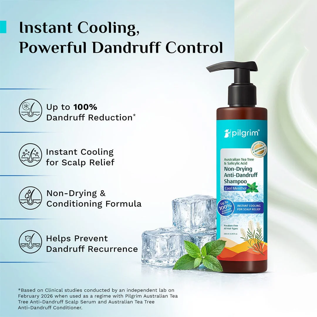 Australian Tea Tree Non-Drying Anti-Dandruff Shampoo Cool Menthol - Image 3