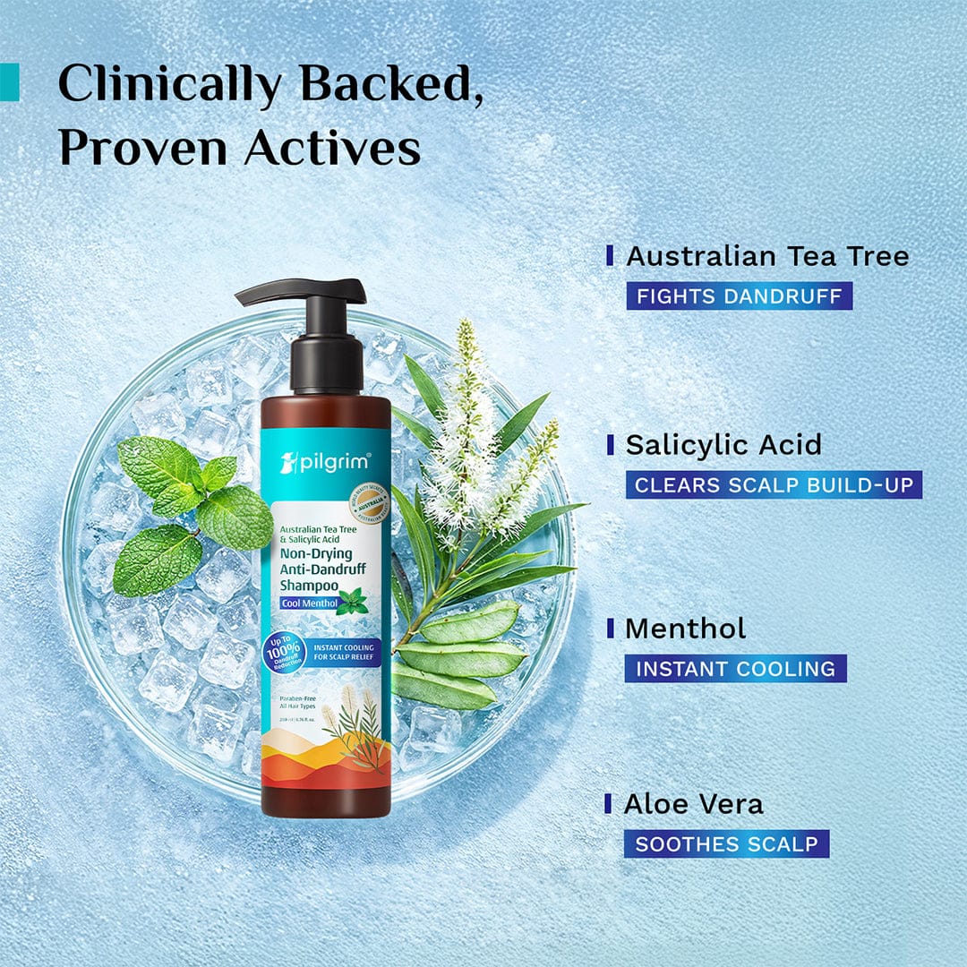 Australian Tea Tree Non-Drying Anti-Dandruff Shampoo Cool Menthol - Image 6
