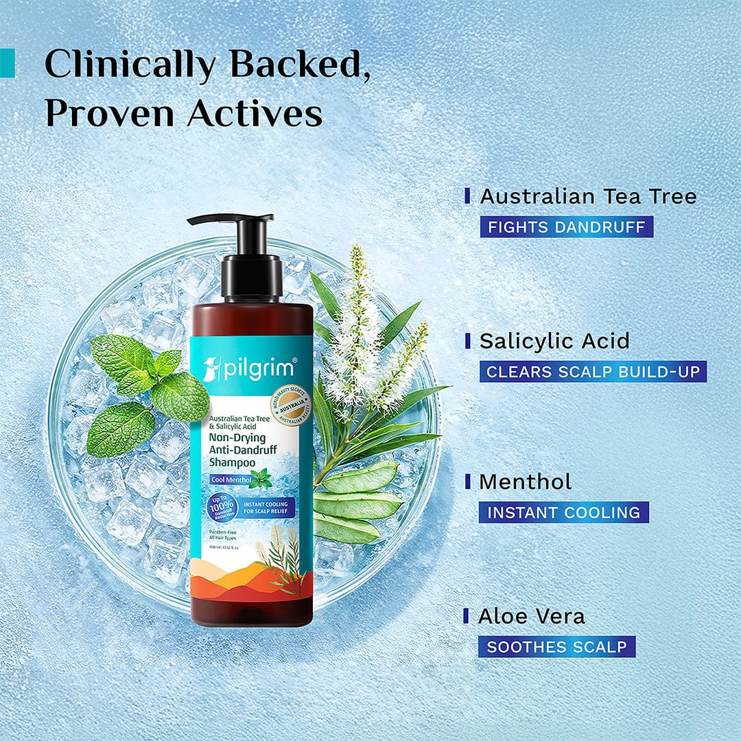 Australian Tea Tree Non-Drying Anti-Dandruff Shampoo Cool Menthol - Image 7