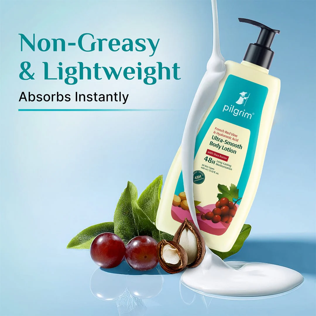 French Red Vine & Hyaluronic Acid Ultra-Smooth Body Lotion - Image 3