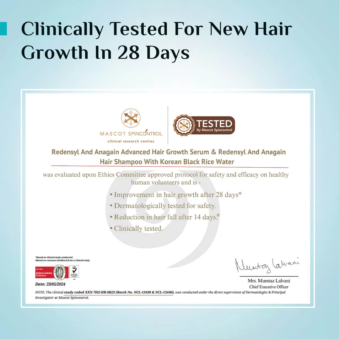 3% Redensyl, 4% Anagain & 5% Capilia Stem Cell Complex Advanced Hair Growth Serum - Image 36