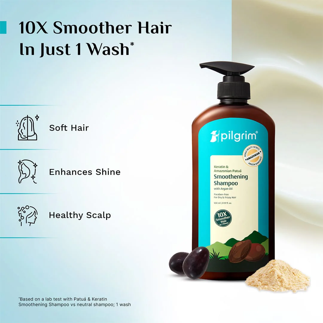 Keratin & Amazonian Patuá Smoothening Shampoo - 650ml - Image 2