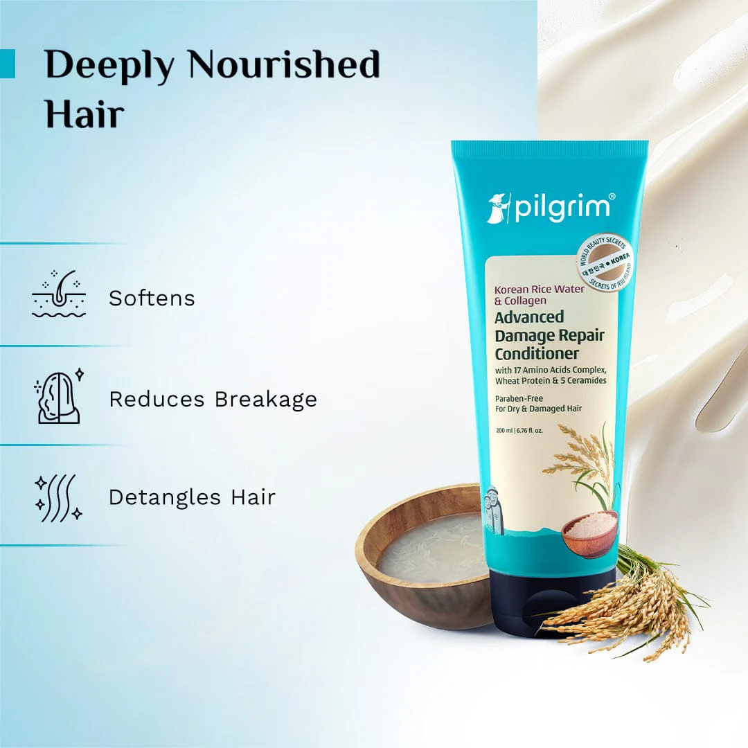 Korean Rice Water & Collagen Advanced Damage Repair Shampoo - Image 10