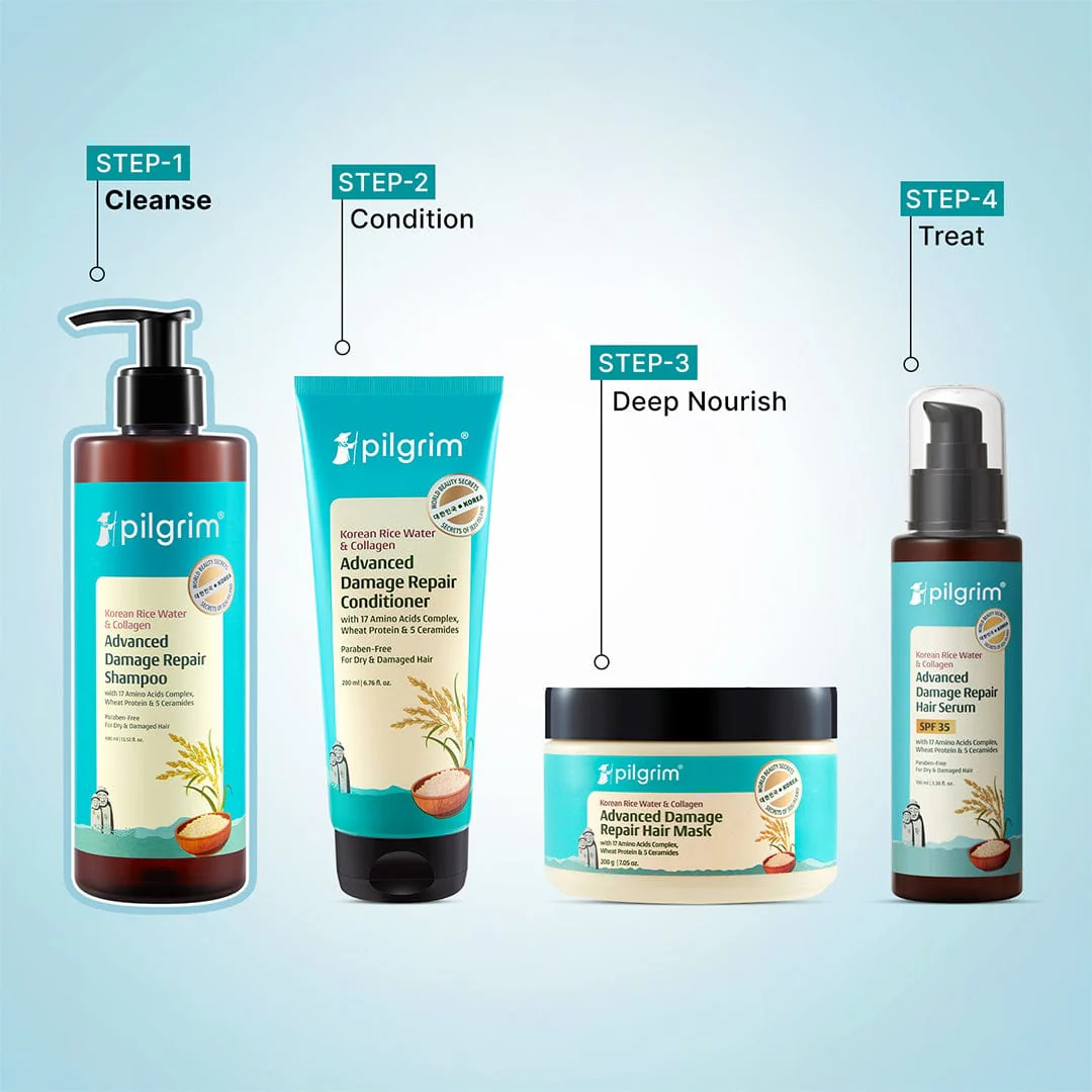 Korean Rice Water & Collagen Advanced Damage Repair Shampoo - Image 18