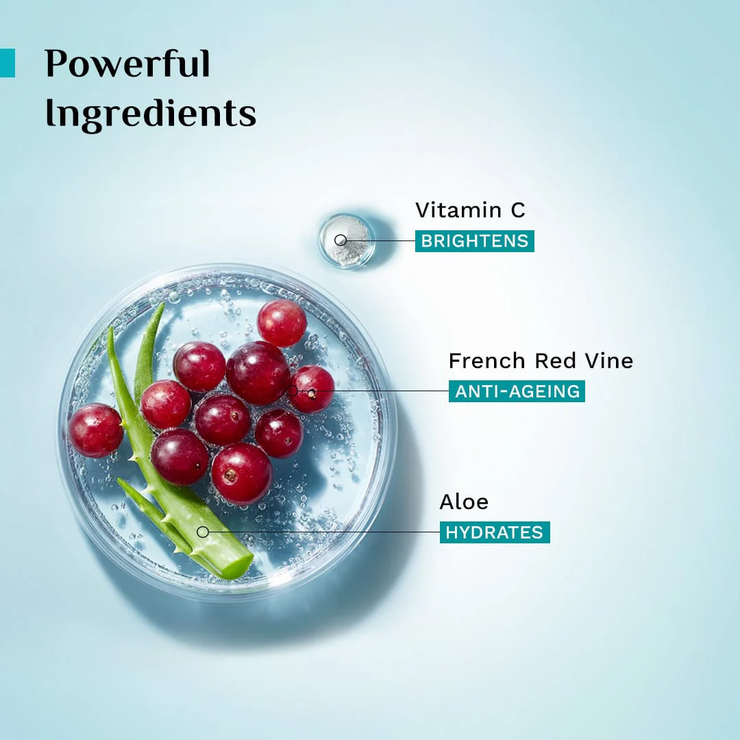 Red Vine Face Scrub + Face Wash Combo - Image 3