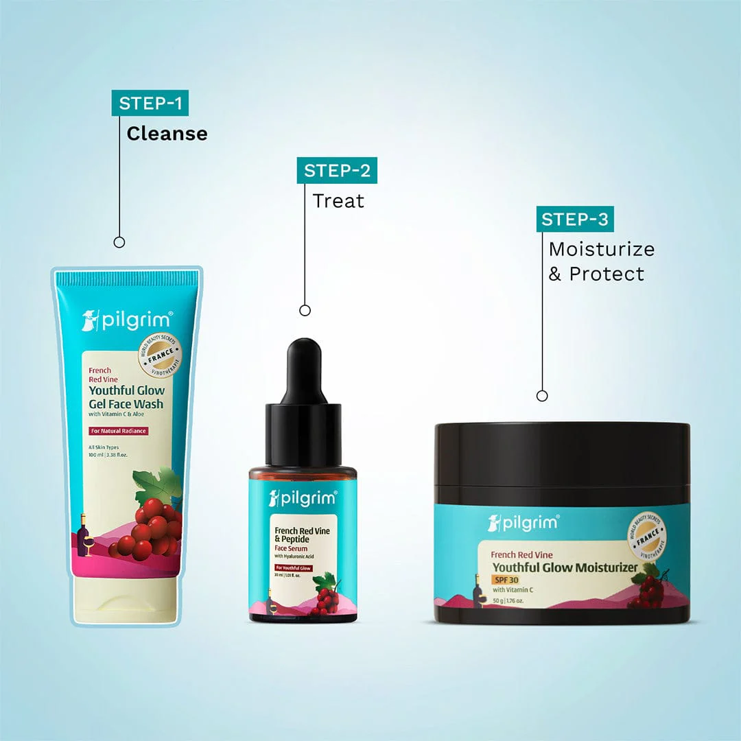 Red Vine Youthful Glow Gel Face Wash with Vitamin C & Aloe - Image 7