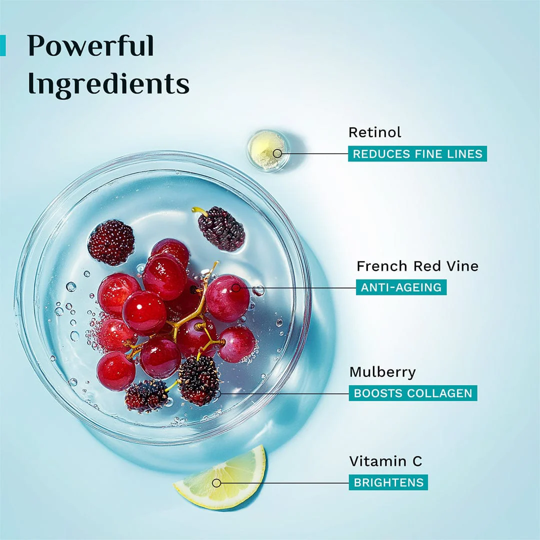 French Red Vine & Retinol Youthful Glow Night Gel Creme - Image 4