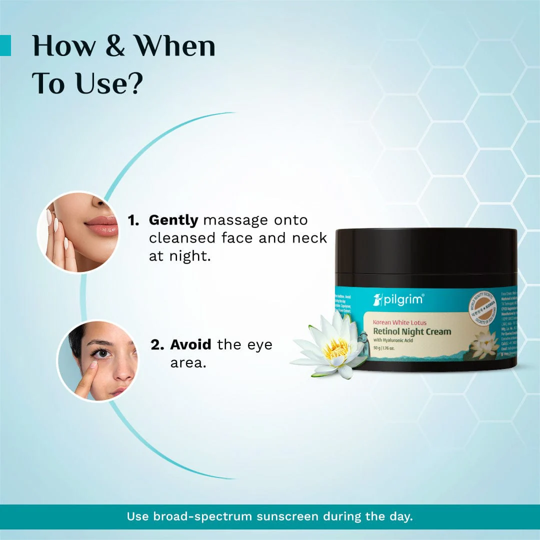 Retinol Night Cream with Vitamin C & Hyaluronic Acid - Image 6