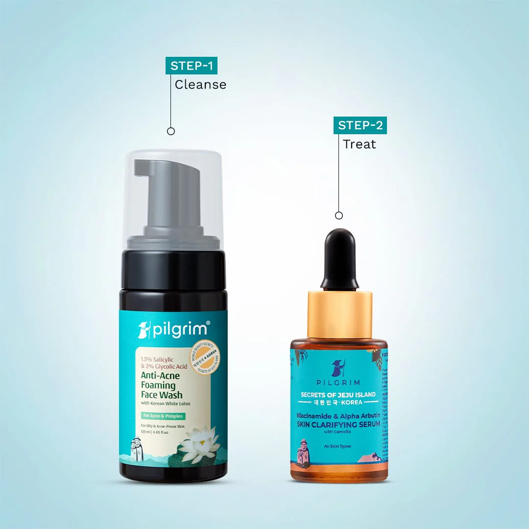 Skin Clarifying Serum & Face Wash Combo - Image 6