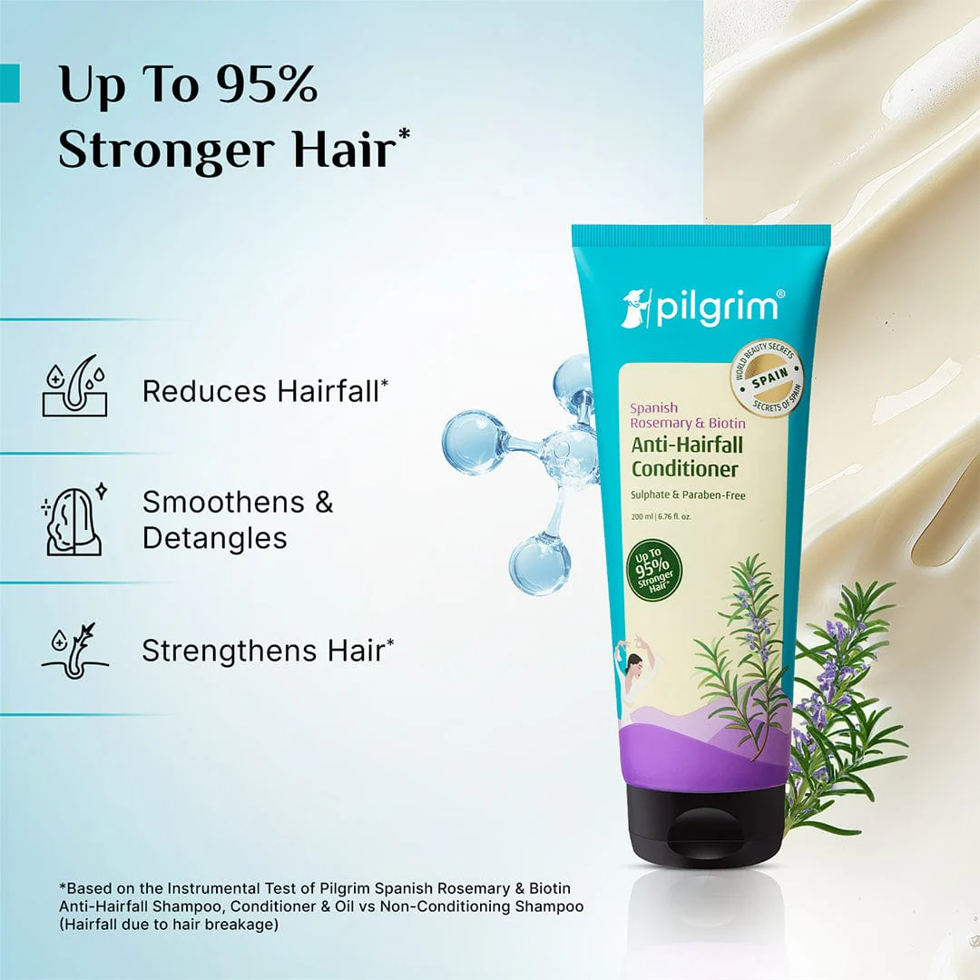 Spanish Rosemary & Biotin Anti-Hairfall Conditioner - Image 3