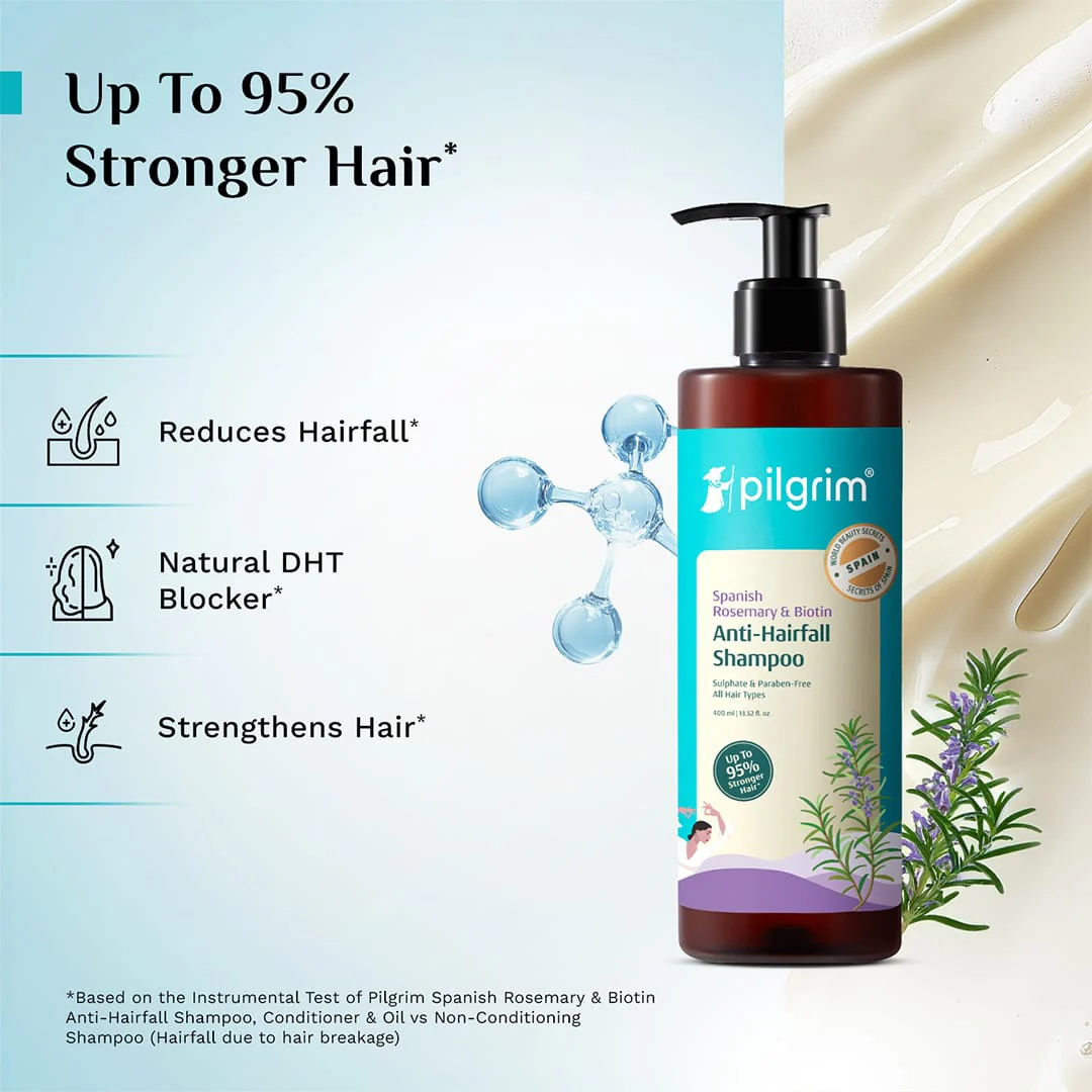 Spanish Rosemary & Biotin Anti-Hairfall Shampoo - Image 5