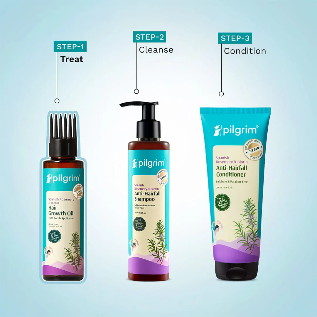 Spanish Rosemary & Biotin Hair Growth Oil - Image 5