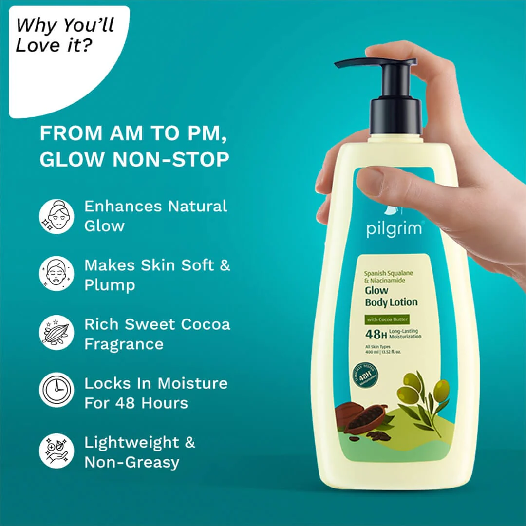 Spanish Squalane & Niacinamide Glow Body Lotion - Image 5