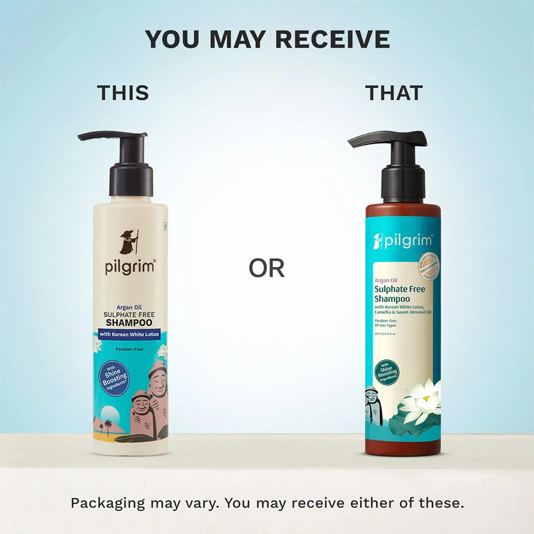 Argan Oil Sulphate Free Shampoo with Korean White Lotus, Camellia & Sweet Almond Oil - Image 3