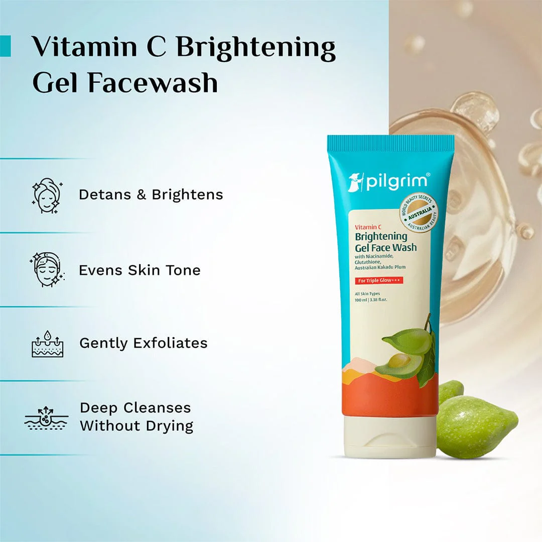 Vitamin C Brightening Gel Face Wash - Image 4